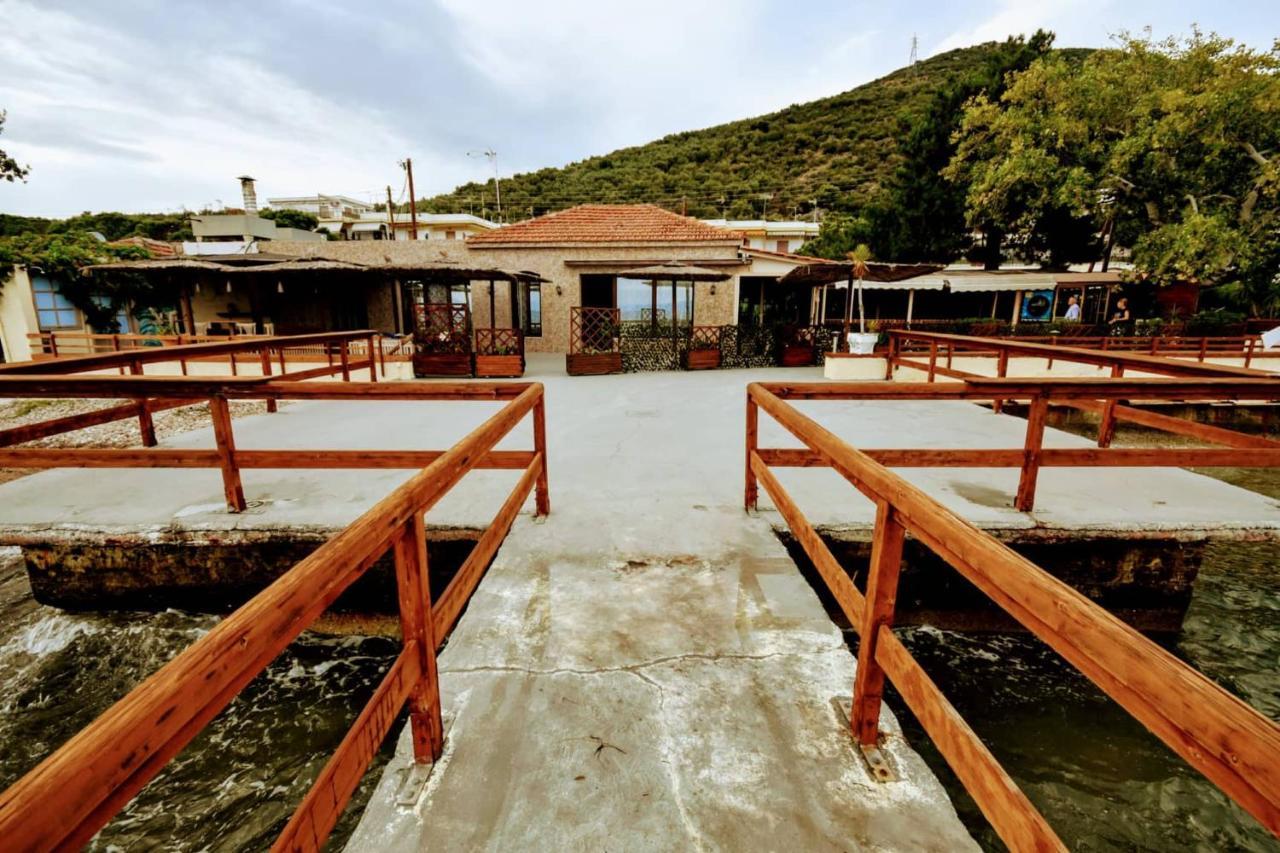 Stone Villa Inside Sea- Kids'Land Platanidia Exterior photo
