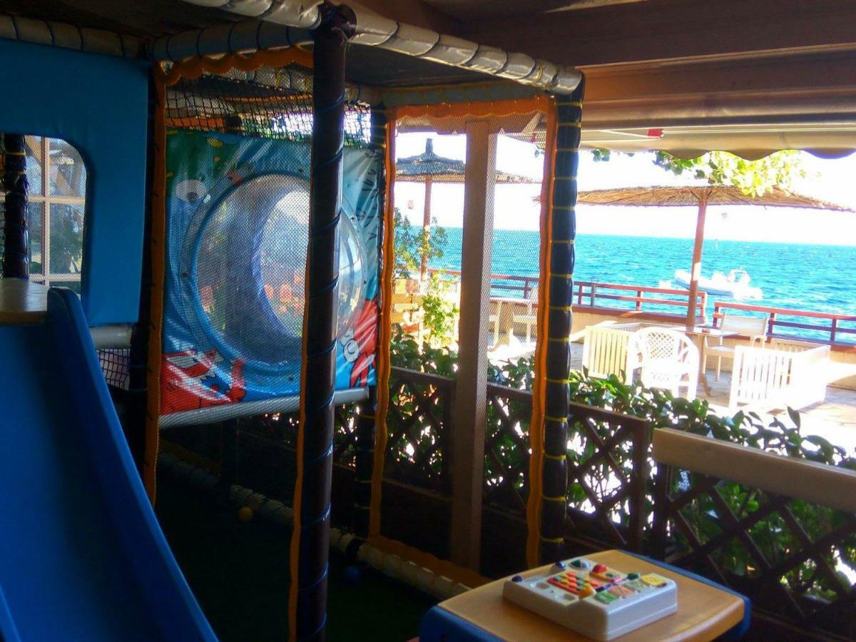 Stone Villa Inside Sea- Kids'Land Platanidia Exterior photo