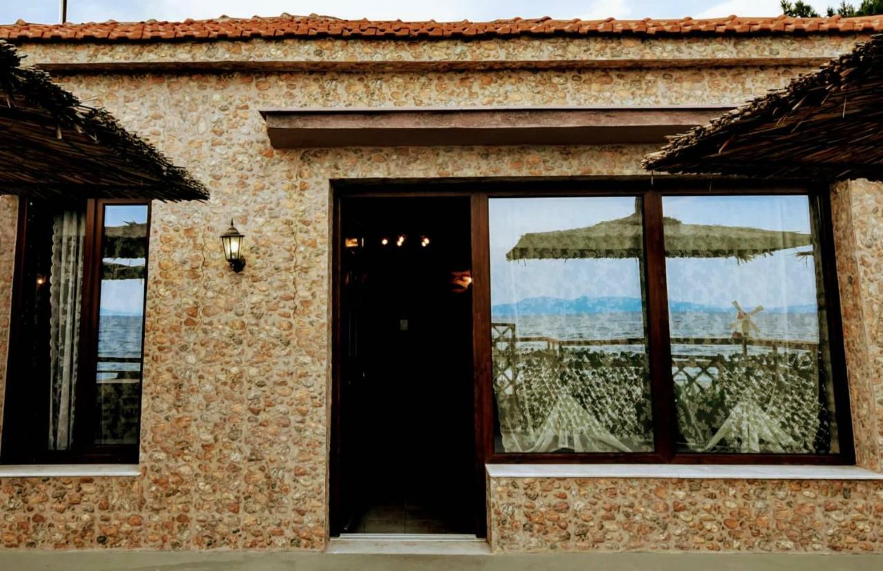 Stone Villa Inside Sea- Kids'Land Platanidia Exterior photo