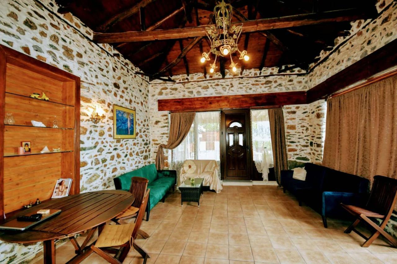 Stone Villa Inside Sea- Kids'Land Platanidia Exterior photo